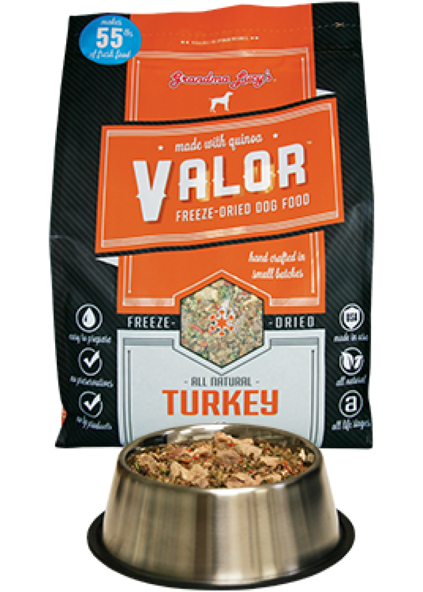 Valor 2024 dog food